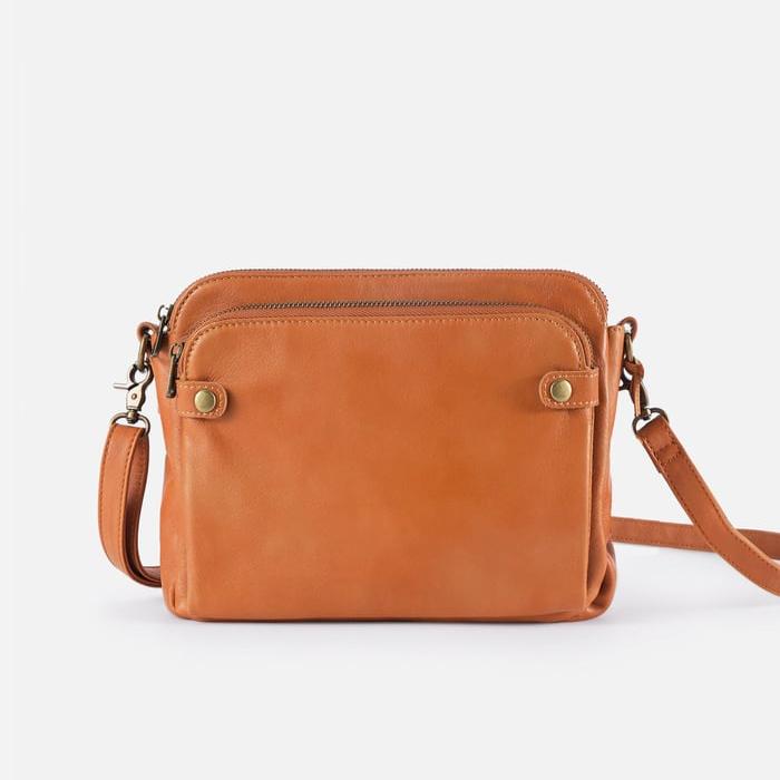 Háromrekeszes crossbody táska beépített pénztárcával