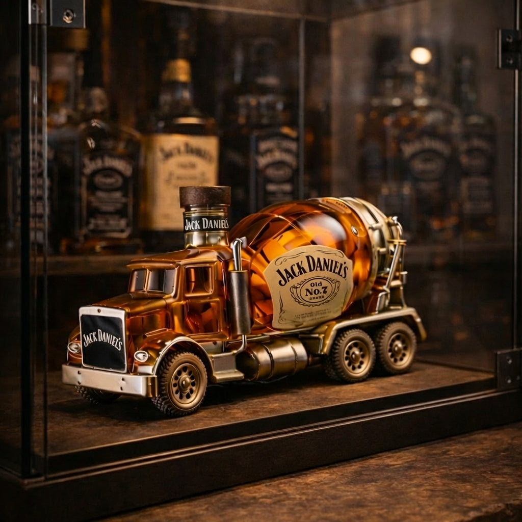 Kamion formájú whisky dekanter