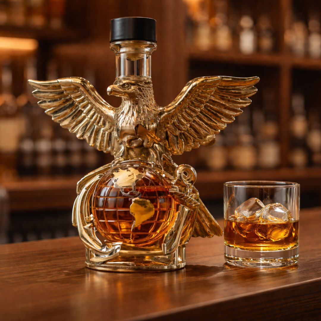 Sas formájú Aquila whisky dekanter