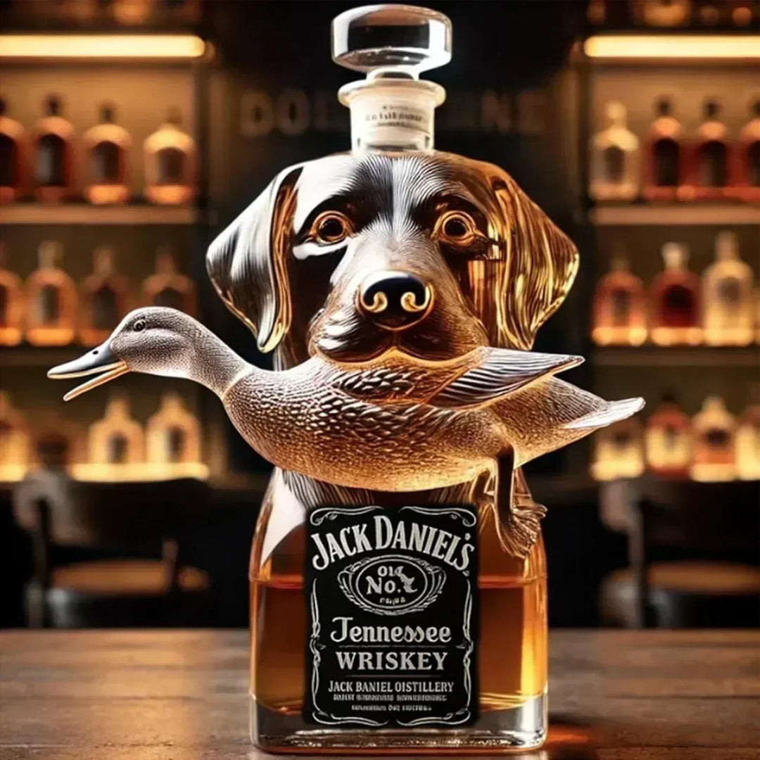Vadkacsa formájú whisky dekanter