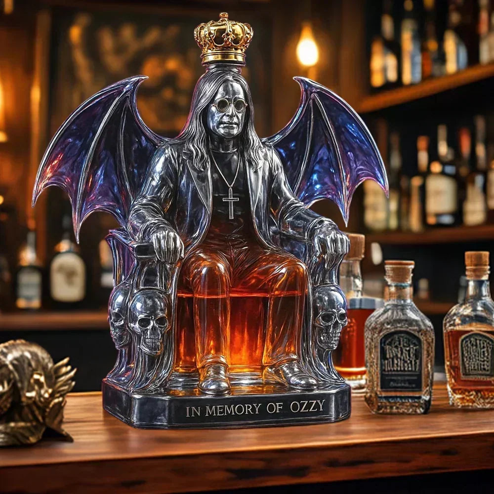 Ozzy Osbourne kiadású whisky dekanter – 2. kép