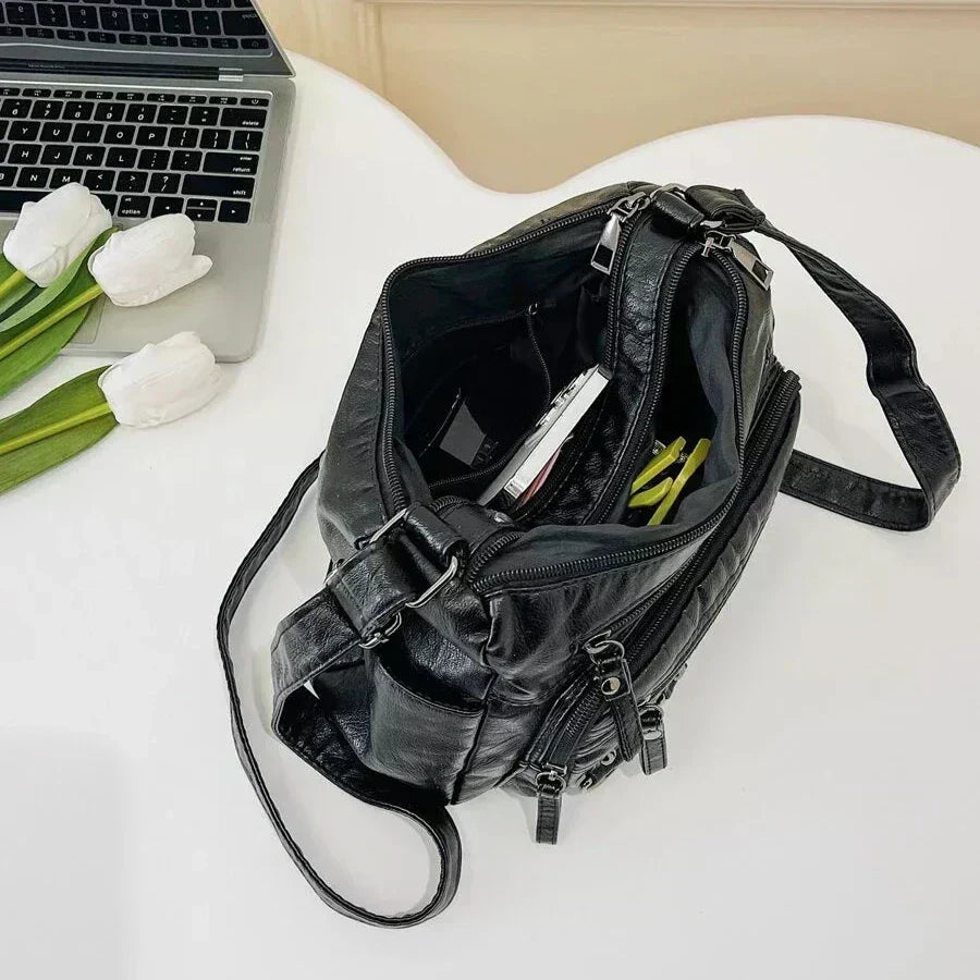 Többrétegű vintage crossbody táska – 30. kép