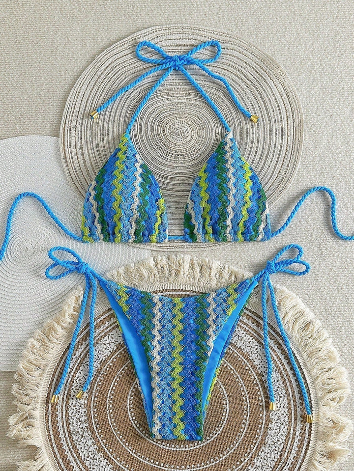 Áttört hatású háromszög bikini