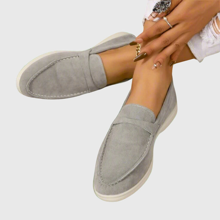 Szellős párnázott kerek orrú loafer – 4. kép