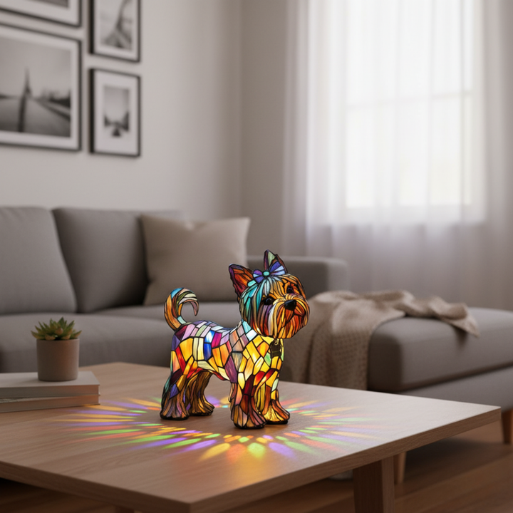 Színes, fazettás geometrikus LED dekorlámpa – 2. kép