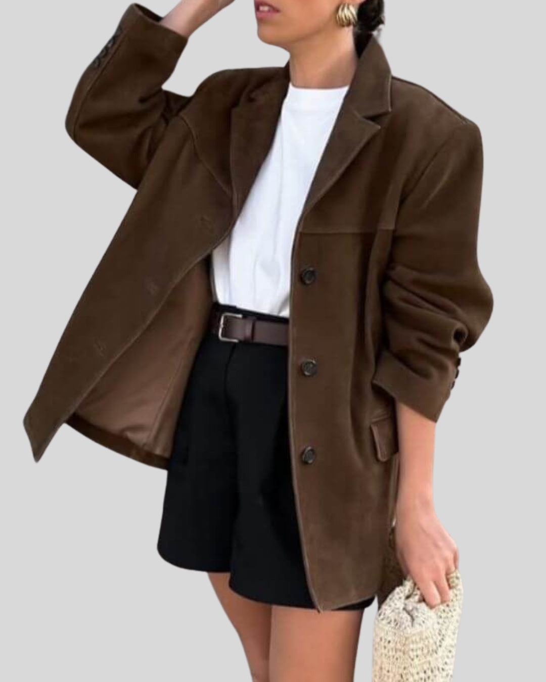 Vintage stílusú elegáns blézer – 3. kép