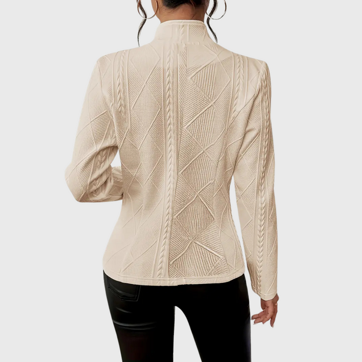 Elegáns középhosszú női blézer – 2. kép