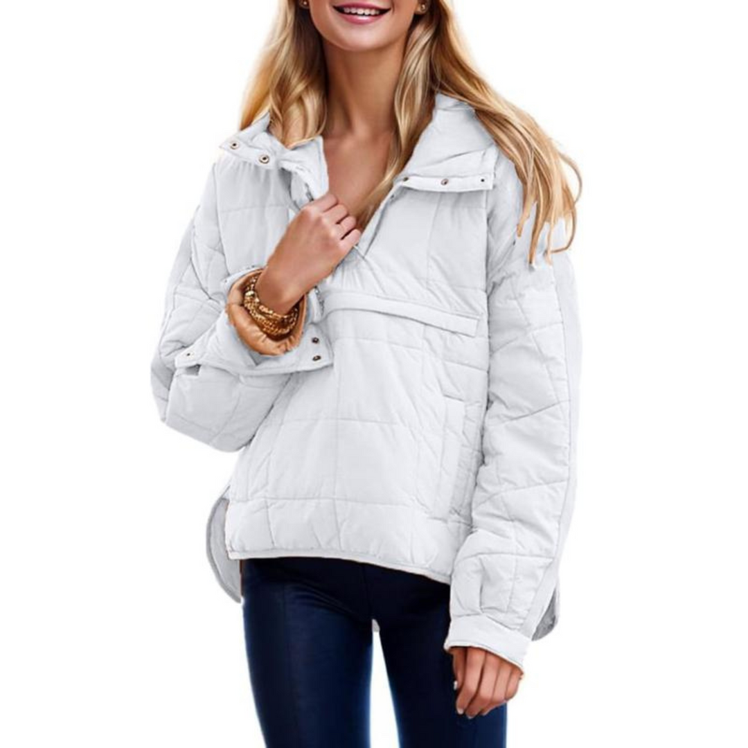 Oversize kapucnis laza pulóver – 3. kép