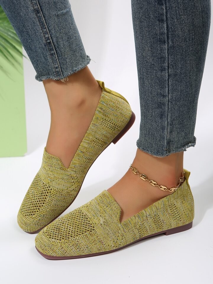 Enyhén sarkas hálós kényelmi loafer – 8. kép