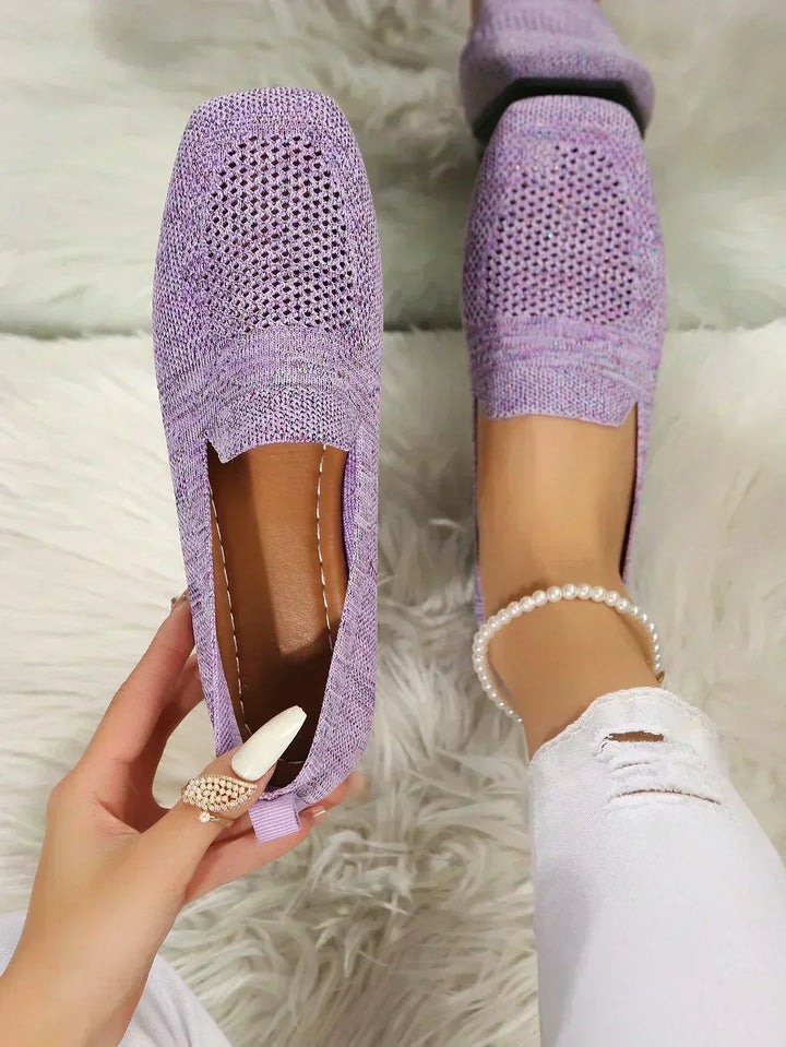 Enyhén sarkas hálós kényelmi loafer – 6. kép