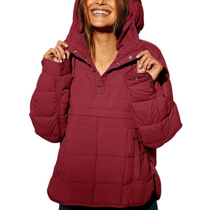 Oversize kapucnis laza pulóver – 7. kép