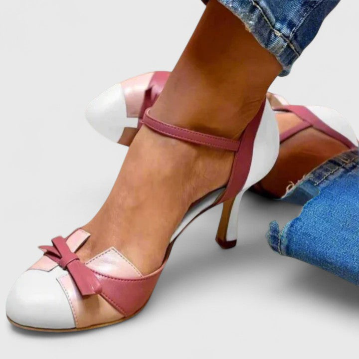 Pántos stabil sarkú kényelmi cipő – 2. kép