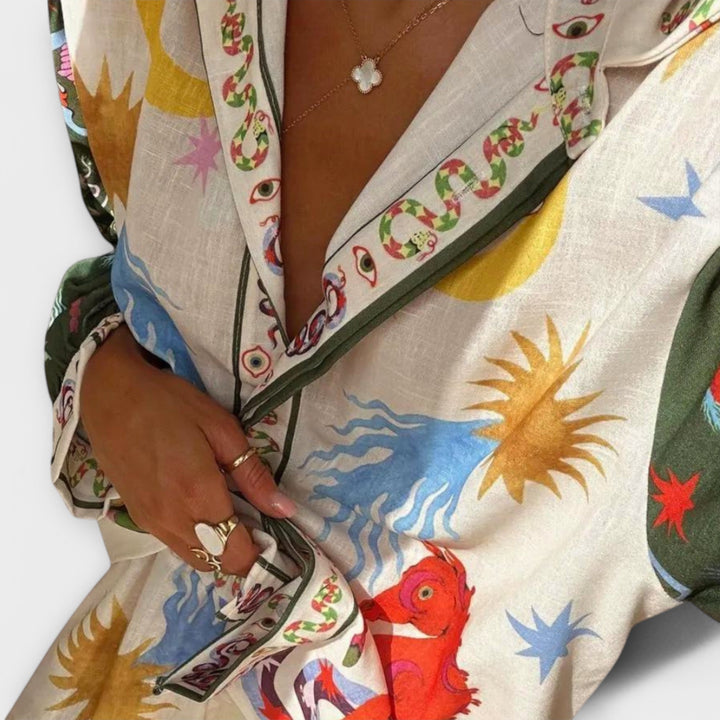 Elegáns nőies kétrészes szett – 3. kép