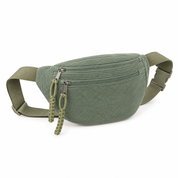 Bordázott hatású crossbody táska állítható pánttal – 3. kép