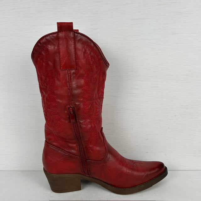 Piros cowboy csizma – 4. kép