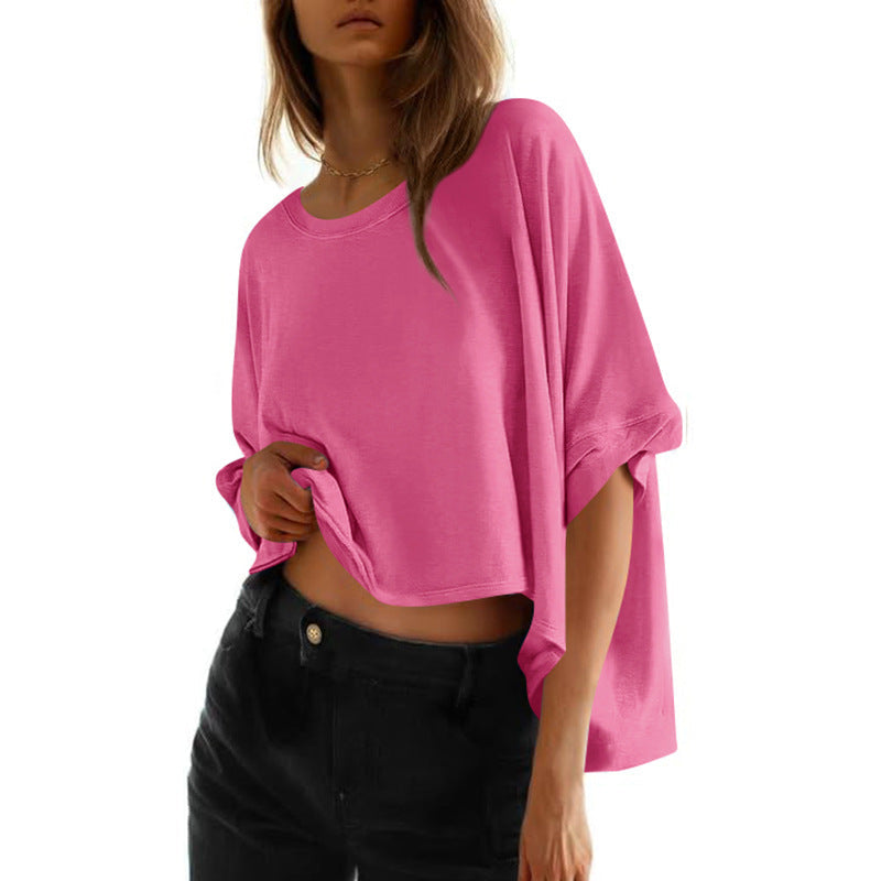 Klasszikus oversize női póló – 4. kép