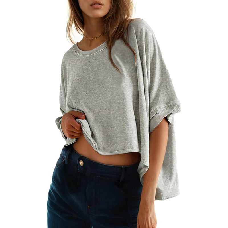 Klasszikus oversize női póló – 2. kép