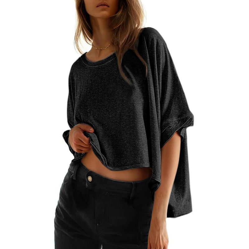 Klasszikus oversize női póló – 7. kép