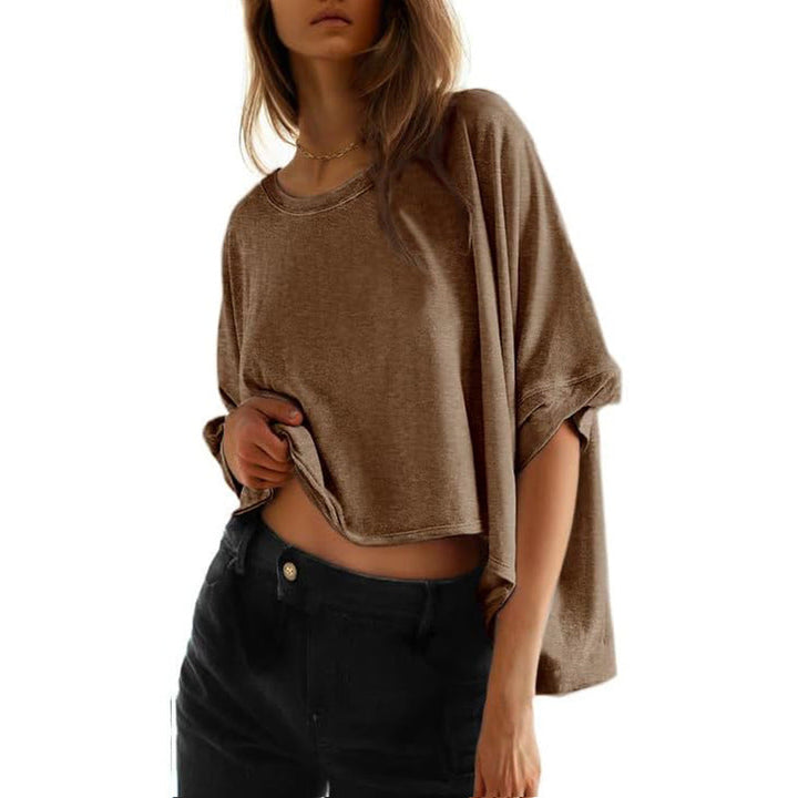Klasszikus oversize női póló – 6. kép