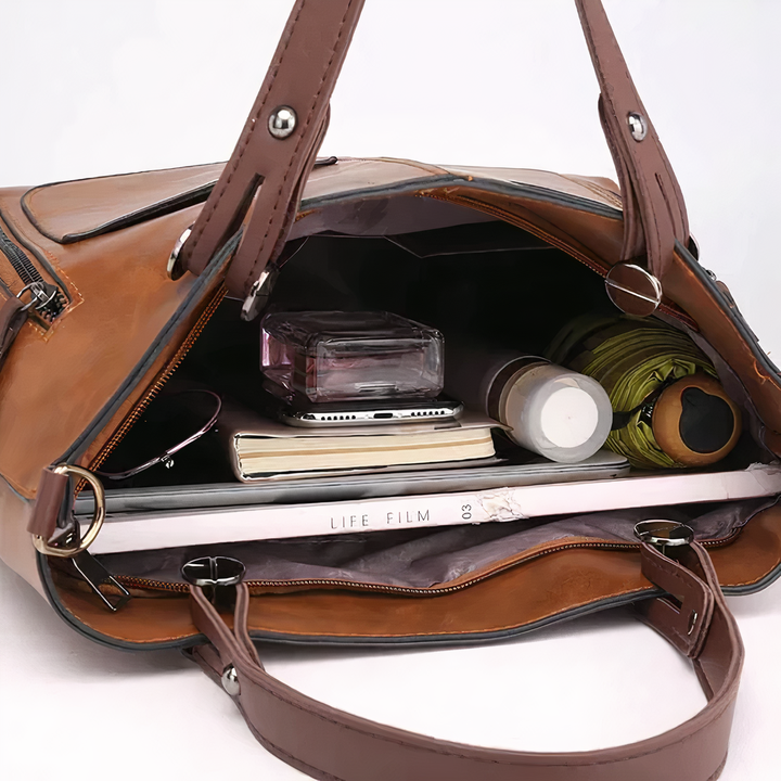 Retro hangulatú crossbody kistáska – 5. kép