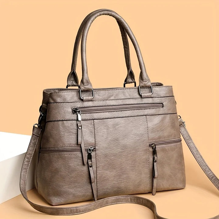 Formatartó shopper táska zsebekkel – 6. kép