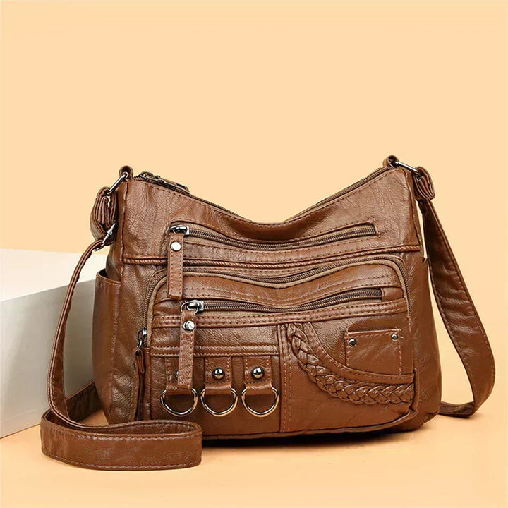 Többrétegű vintage crossbody táska – 9. kép