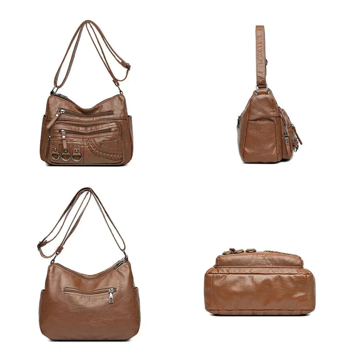 Többrétegű vintage keresztpántos táska – 22. kép