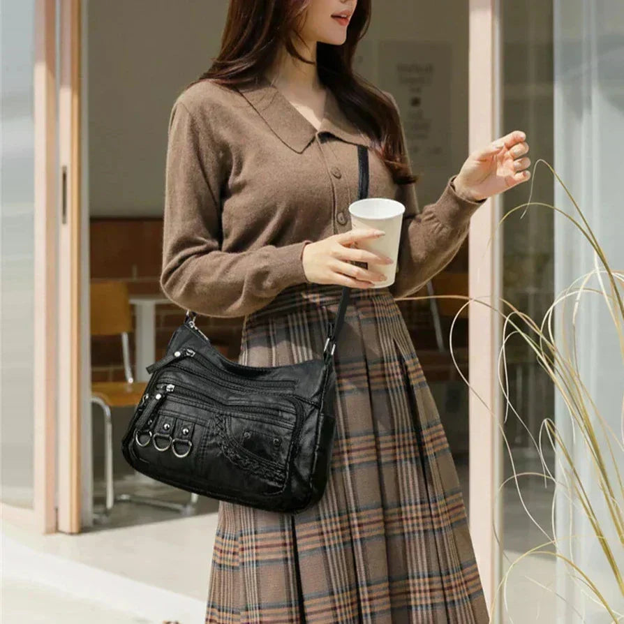 Többrétegű vintage crossbody táska – 25. kép