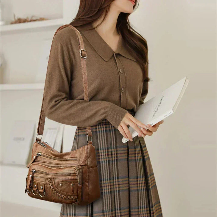 Többrétegű vintage crossbody táska – 7. kép