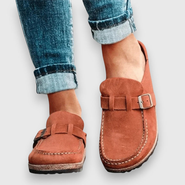 Csatos puha belebújós loafer – 6. kép