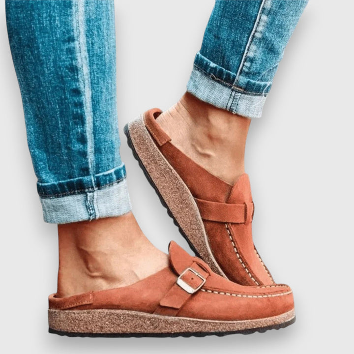 Csatos puha belebújós loafer – 5. kép