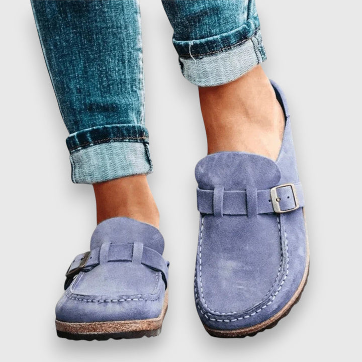Csatos puha belebújós loafer – 8. kép