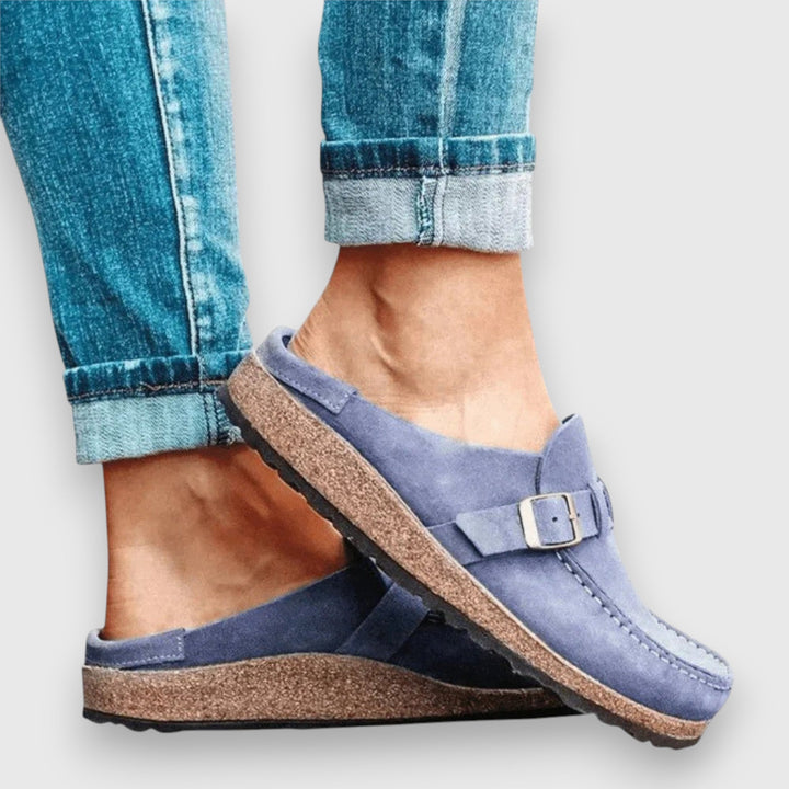 Csatos puha belebújós loafer – 7. kép