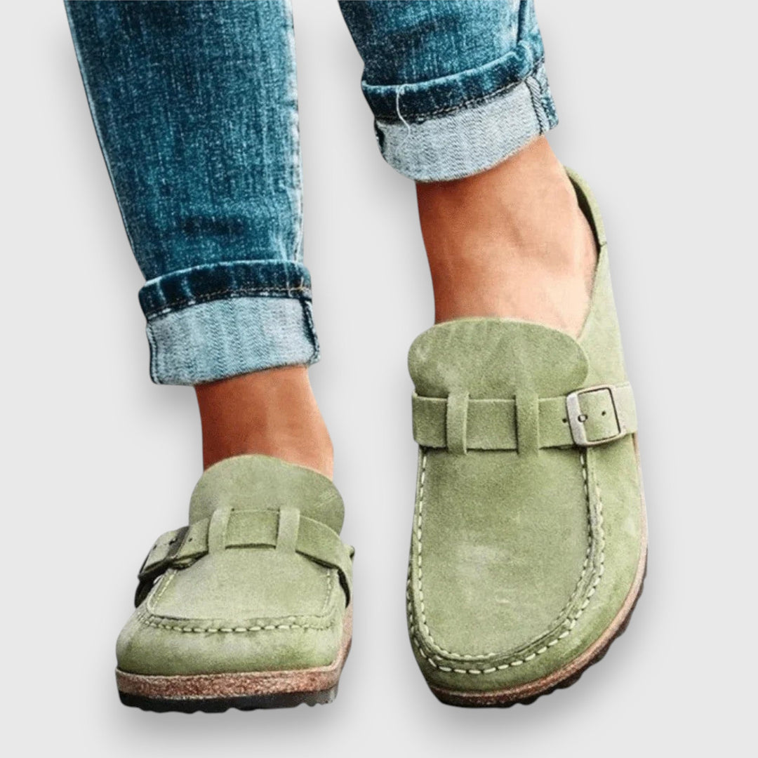 Csatos puha belebújós loafer – 4. kép