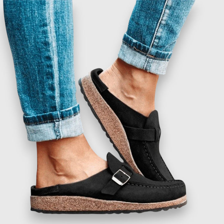 Csatos puha belebújós loafer – 9. kép
