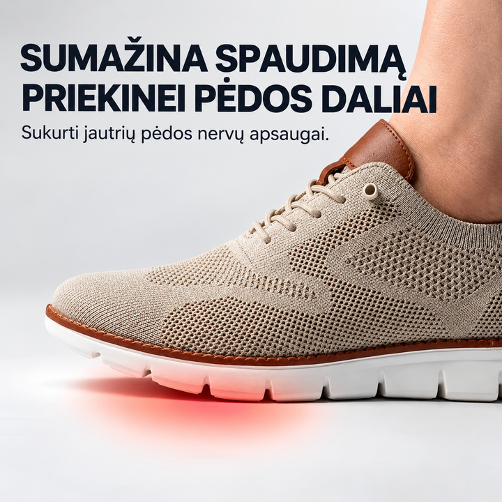 Széles orrú könnyű utcai cipő – 3. kép