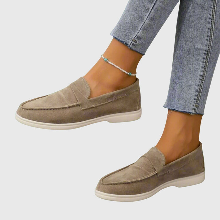 Szellős párnázott kerek orrú loafer