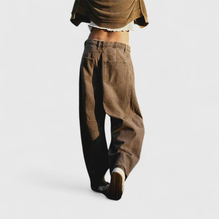 Kényelmes bővszárú nadrág – 9. kép