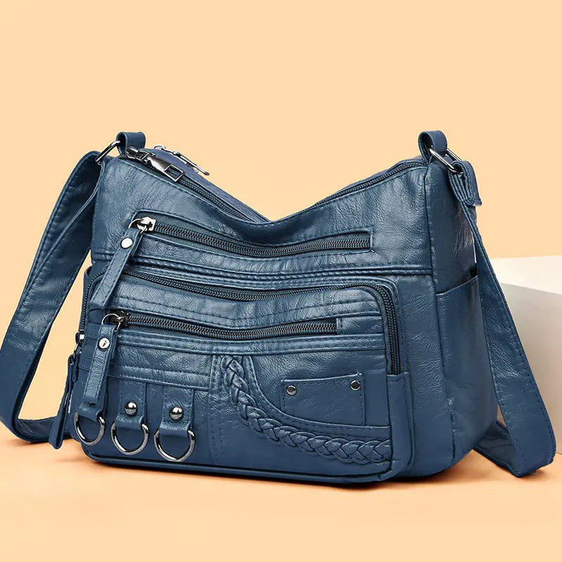 Többrétegű vintage crossbody táska – 3. kép