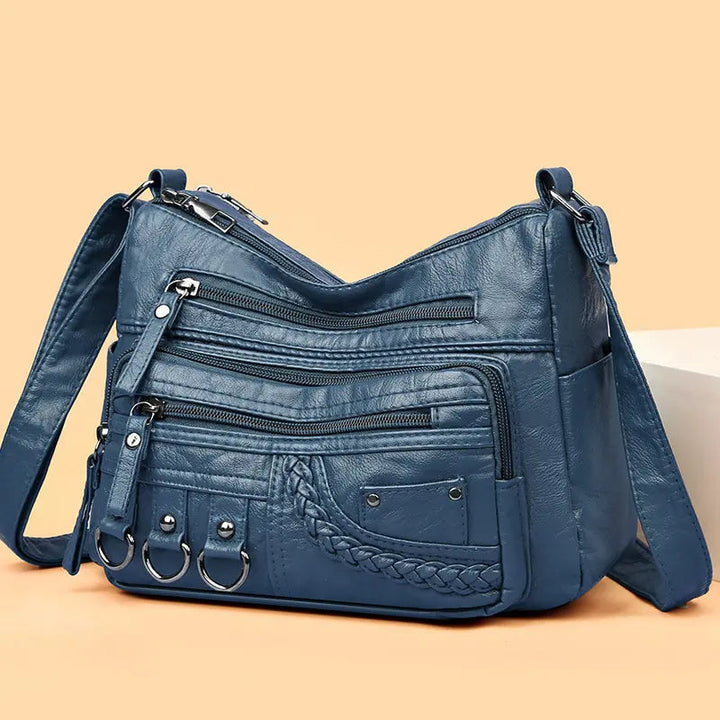Többrétegű vintage crossbody táska – 3. kép
