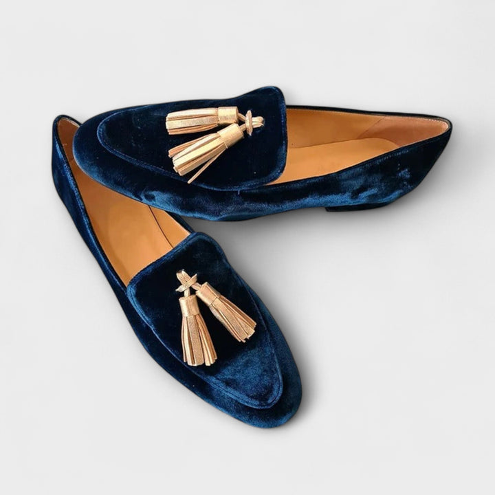 Vintage stílusú bojtos loafer – 2. kép