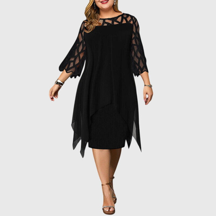 Alakkiemelő elegáns ruha – 4. kép
