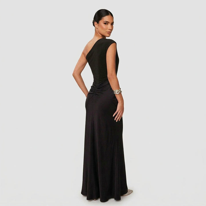 Elegáns drapériás hosszú ruha – 5. kép