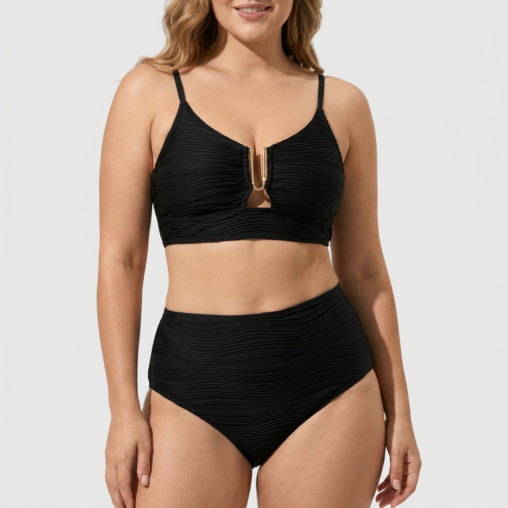 Modern U kivágású bikini